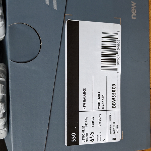 New Balance 550 - Womens 6.5 - Picture 7 of 9